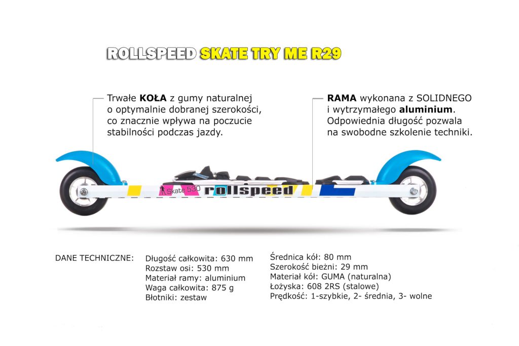 Nartorolki Rollspeed SKATE TRY ME R29