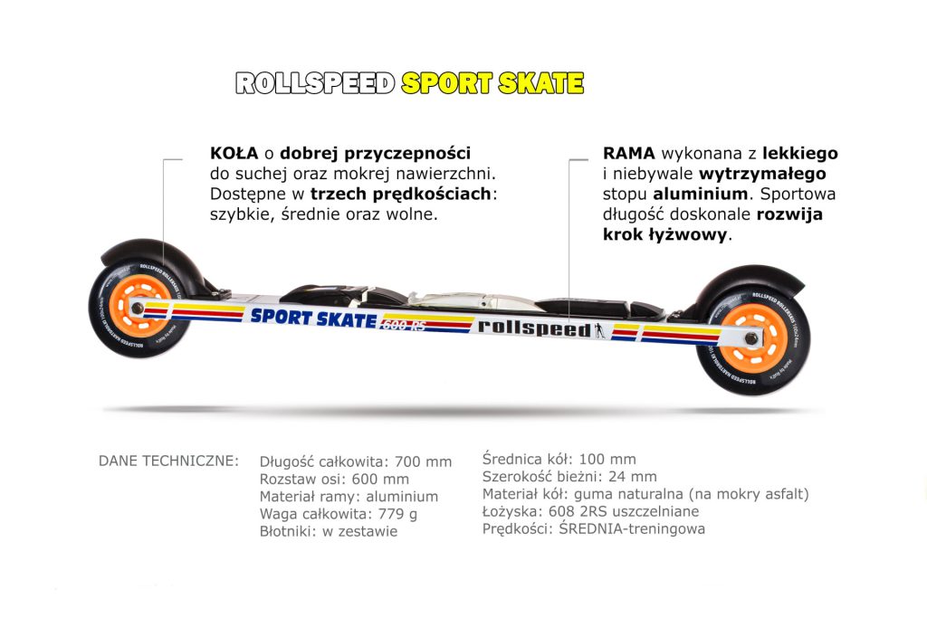 Nartorolki Rollspeed SKATE SPORT 600