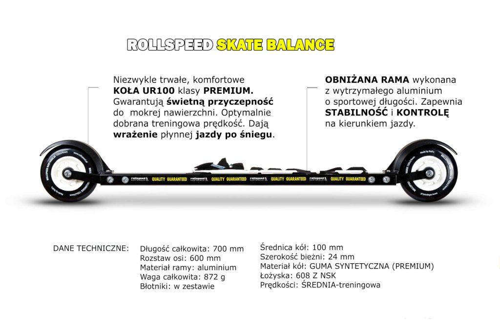 Nartorolki Rollspeed SKATE BALANCE 610